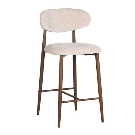 Japandi Küchen Barstuhl Metall Gestell Farbton Tan