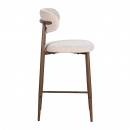 Japandi Küchen Barstuhl Metall Gestell Farbton Tan