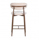 Japandi Küchen Barstuhl Metall Gestell Farbton Tan