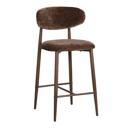 Japandi Küchen Barstuhl Metall Gestell Farbton Umber