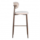 Barhocker Japandi Metall Gestell Farbton Tan Barstuhl