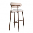 Barhocker Japandi Metall Gestell Farbton Tan Barstuhl