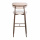 Barhocker Japandi Metall Gestell Farbton Tan Barstuhl