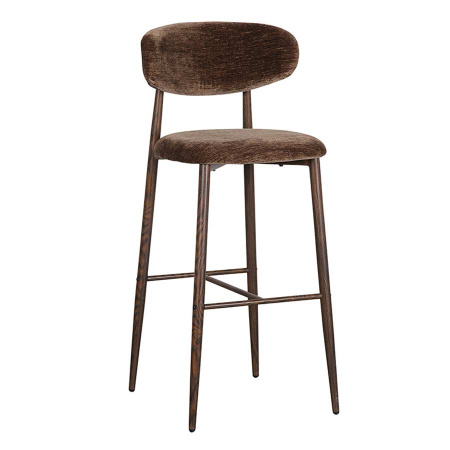 Barhocker Japandi Metall Gestell Farbton Umber Barstuhl