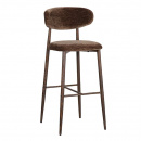 Barhocker Japandi Metall Gestell Farbton Umber Barstuhl