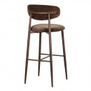 Barhocker Japandi Metall Gestell Farbton Umber Barstuhl
