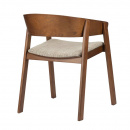 Holzsessel Esche gepolstert Armlehnen Holz Stuhl Reddish