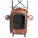 Traktor Front Bar Regal mit Glas- und Flaschenhalter