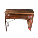 Traktor Frontteil Weintisch Vintage Beistelltisch...