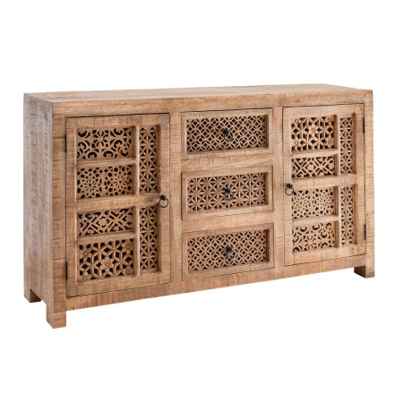 Carving Sideboard Mandy Holz Schnitzereien 150 cm