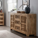 Carving Sideboard Mandy Holz Schnitzereien 150 cm