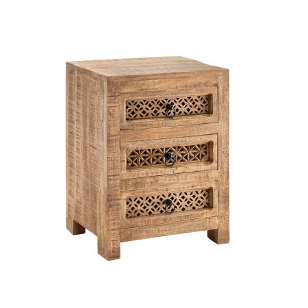 Carving Nachtkommode Mandy 3 Schubladen 65 cm