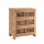 Holz Kommode Mandy 3 Schubladen mit Schnitzereien 82 cm