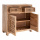 Holz Kommode Mandy 2 Laden 2 Türen mit Schnitzereien 90 cm