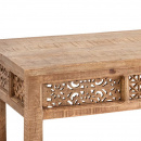 Carving Couchtisch Mandy mit Holz Schnitzereien 120x60 cm