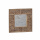 Carving Mango Holz Wandspiegel Mandy 75x75 cm