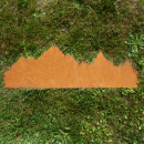 Metall Bergsilhouette Zaun- Wanddeko Berge 62 cm
