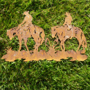 Pferd Prärie Reiter Reiterin Cowboy Cowgirl Metall...