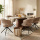 Federkern Stuhl Aven gepolstert skulpturales Design Cream