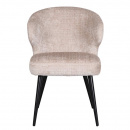 Ergonomischer Polsterstuhl Dian Komfort Federkern Sitzfläche Cream