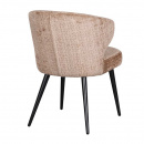 Ergonomischer Polsterstuhl Dian Komfort Federkern Sitzfläche Caramel