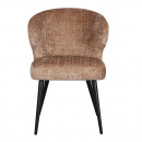 Ergonomischer Polsterstuhl Dian Komfort Federkern Sitzfläche Caramel