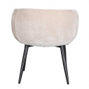 Komfort Polsterstuhl Xony Metallbeine Rückenlehne gepolstert Farbton Tan