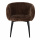 Komfort Polsterstuhl Xony Metallbeine Rückenlehne gepolstert Farbton Umber