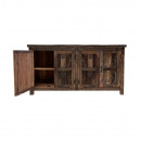 Sideboard grobes Altholz Shabby Chic 4 Türen 150 cm