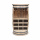 Holz Weinfass Barschrank Vintage Weintisch Anrichte mit Glashaltern