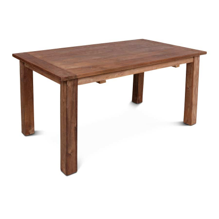 Massiver Holz Tisch Lea Teak naturbelassen 160 x90 cm