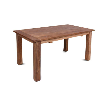 Teakholz Tisch Lea rustikal naturbelassen 140 x90 cm