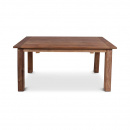 Teakholz Tisch Lea rustikal naturbelassen 140 x90 cm