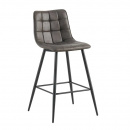 Barstuhl Lucy gesteppter Bezug Anthrazit schlanke...