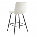 Barstuhl Lucy Metallgestell Stoff gesteppt Perfekt Harmony Beige