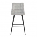 Barstuhl Lucy Metallgestell Stoff gesteppt Perfekt...