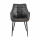 Esszimmerstuhl Lucy Armlehne Bezug Anthrazit Stahlbeine beschichtet