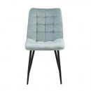 Polsterstuhl Lucy Stoff gesteppt Perfekt Harmony Lichtblau