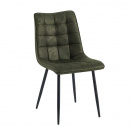 Esszimmer Polsterstuhl Lucy Bezug gesteppt Grün