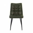 Esszimmer Polsterstuhl Lucy Bezug gesteppt Grün