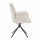 Armlehnstuhl Esszimmer Samo Metallgestell drehbar Bezug Ecru