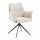 Armlehnstuhl Esszimmer Samo Metallgestell drehbar Bezug Beige
