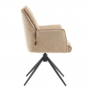 Armlehnstuhl Esszimmer Samo Metallgestell drehbar Bezug...