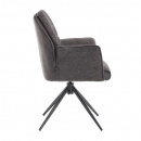 Armlehnstuhl Esszimmer Samo Metallgestell drehbar Bezug...
