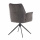 Armlehnstuhl Esszimmer Samo Metallgestell drehbar Bezug Dunkelgrau