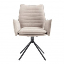 Polster Drehstuhl mit Armlehne Cremo Beige