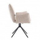 Polster Drehstuhl mit Armlehne Cremo Taupe
