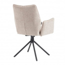 Polster Drehstuhl mit Armlehne Cremo Taupe