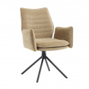 Polster Drehstuhl mit Armlehne Cremo Kakigrün