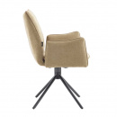 Polster Drehstuhl mit Armlehne Cremo Kakigrün